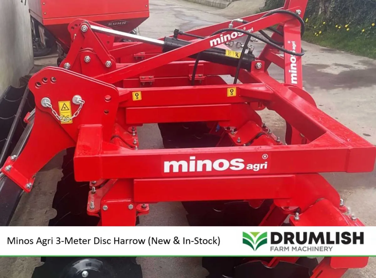 Minos Agri 3-Meter Disc Harrow (New & In-Stock) - Image 2