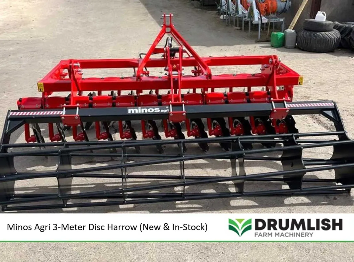 Minos Agri 3-Meter Disc Harrow (New & In-Stock) - Image 3