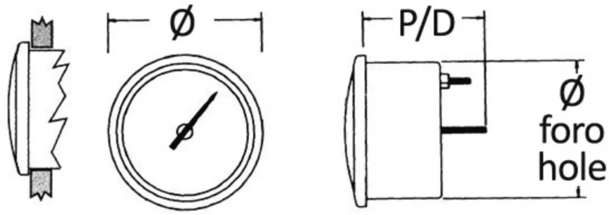 Speedometer w/GPS compass white/glossy - Image 2
