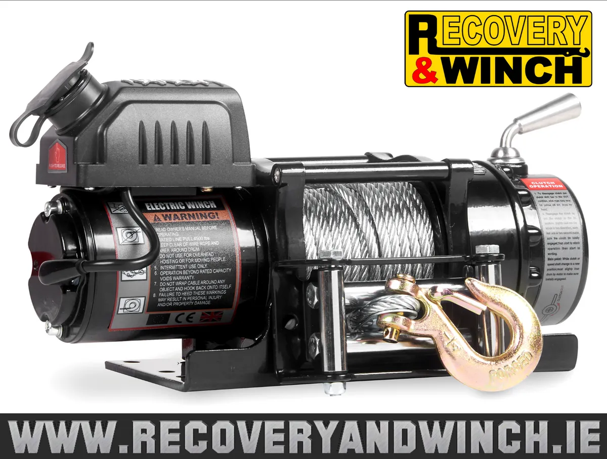 Warrior Ninja 4500lb (2041kg) Electric Winch 🔴