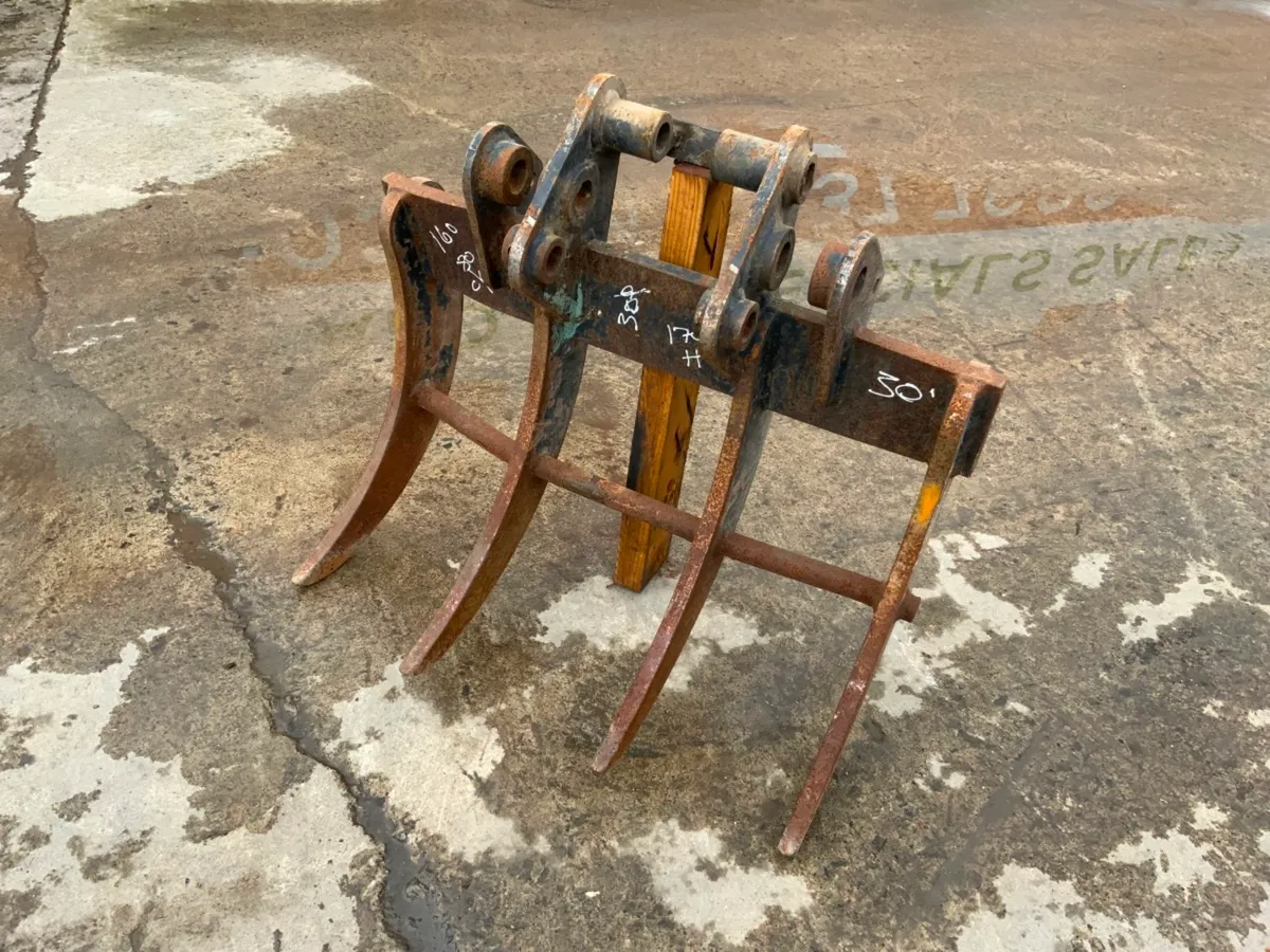 30" STONE RAKE...1.5t MINI DIGGER....30MM...1159 - Image 1