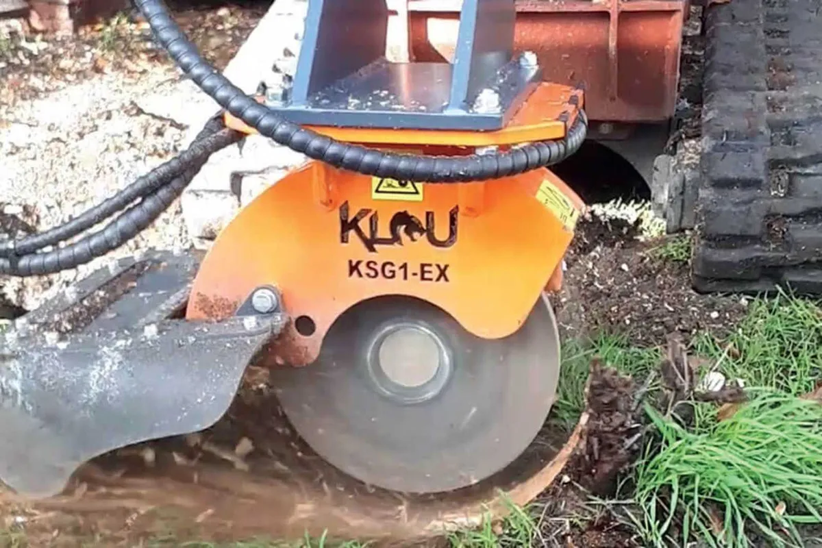 Stump Grinder for compact excavator - Image 3