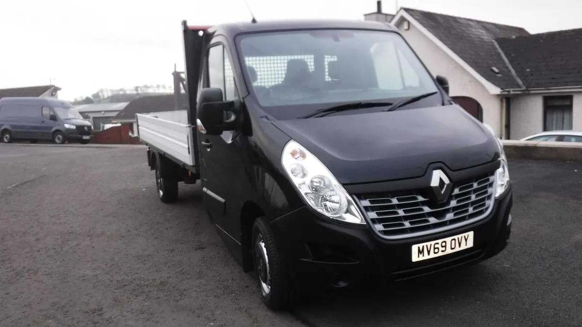 2019 Renault Master aluminium dropside body