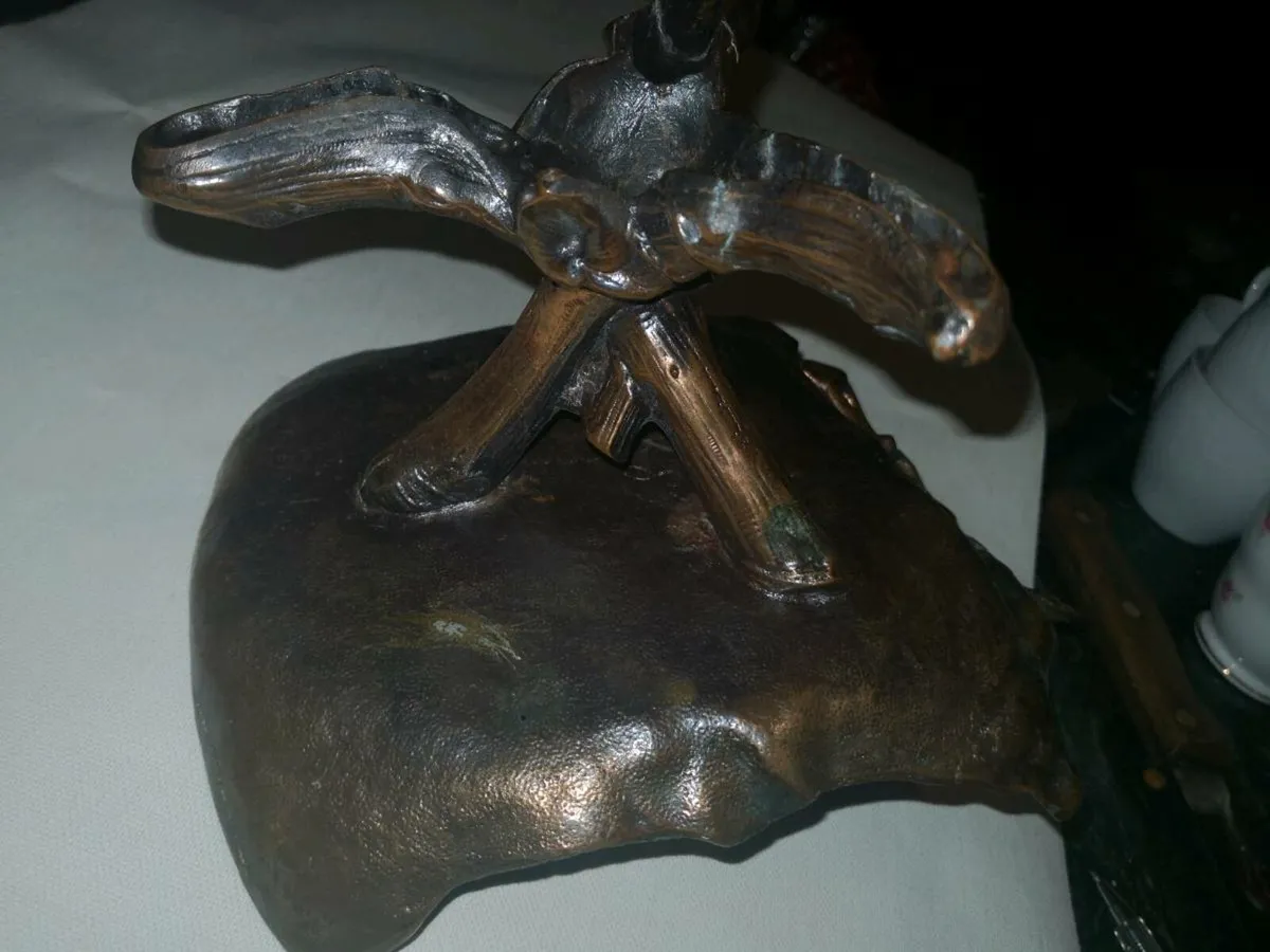 Beautiful heavy bronze centerpiece - Image 2