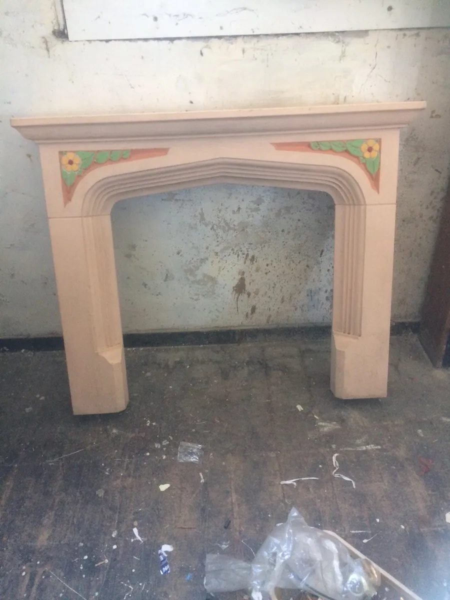 vintage stone effect heavy fire place surround for sale in Co. Donegal