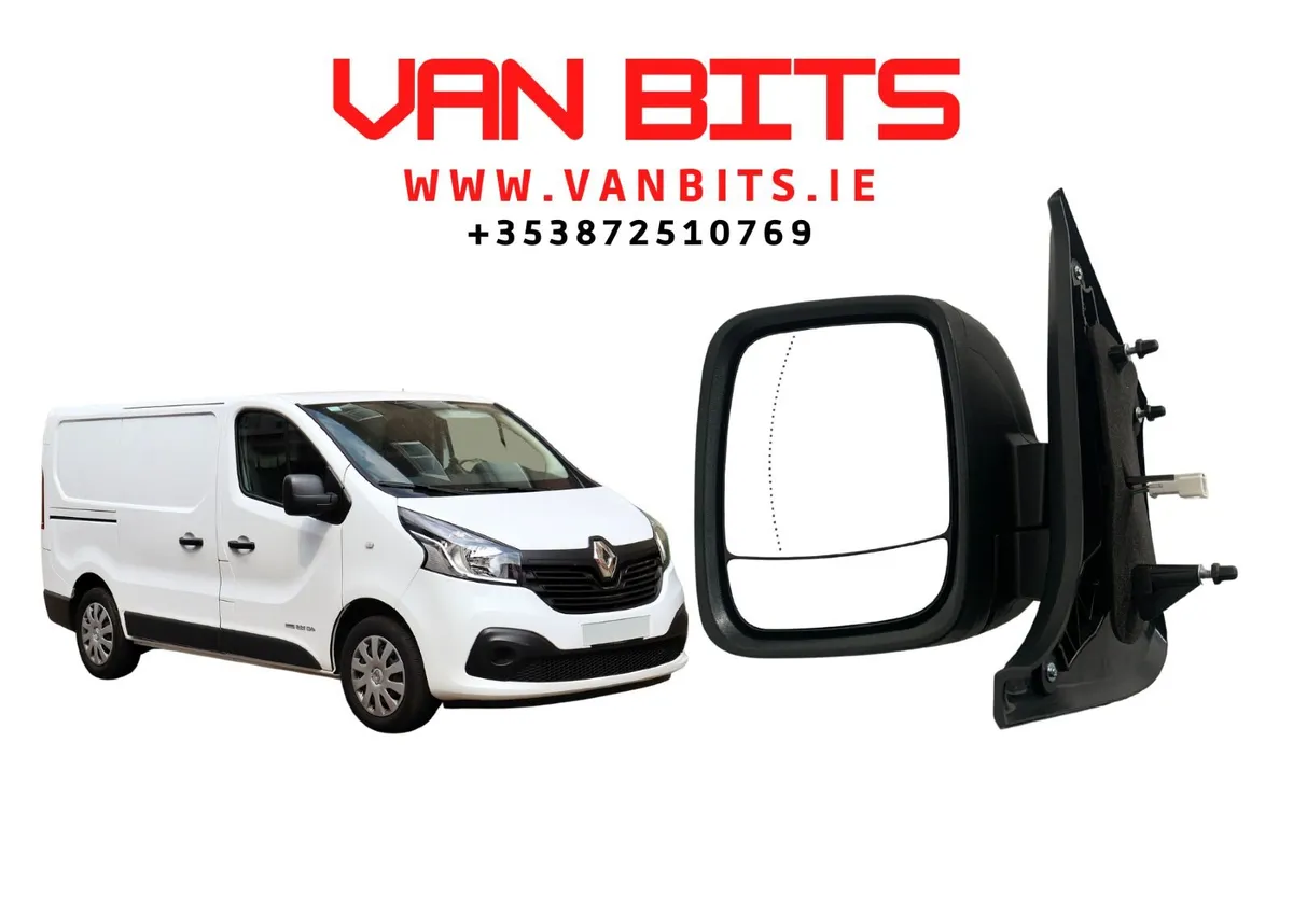 Complete Left Hand Wing Mirror - Renault Trafic