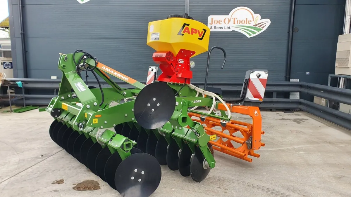 New amazone Catros with APV Seeder