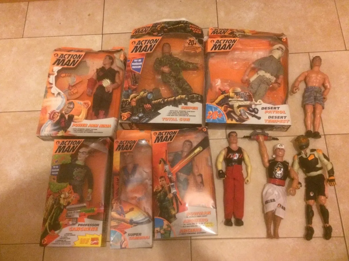 Old action man hot sale toys for sale