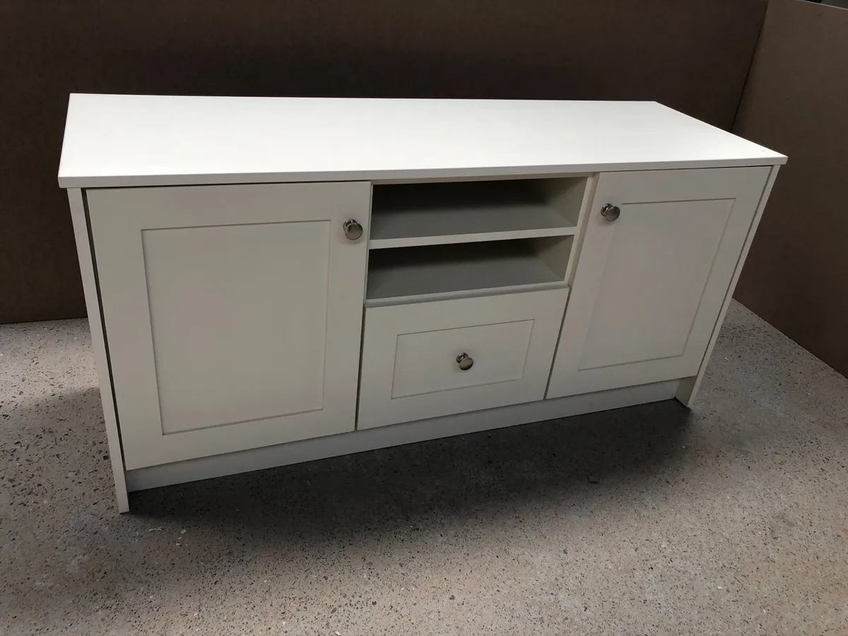 As new never used Ivory Tv unit - Image 1