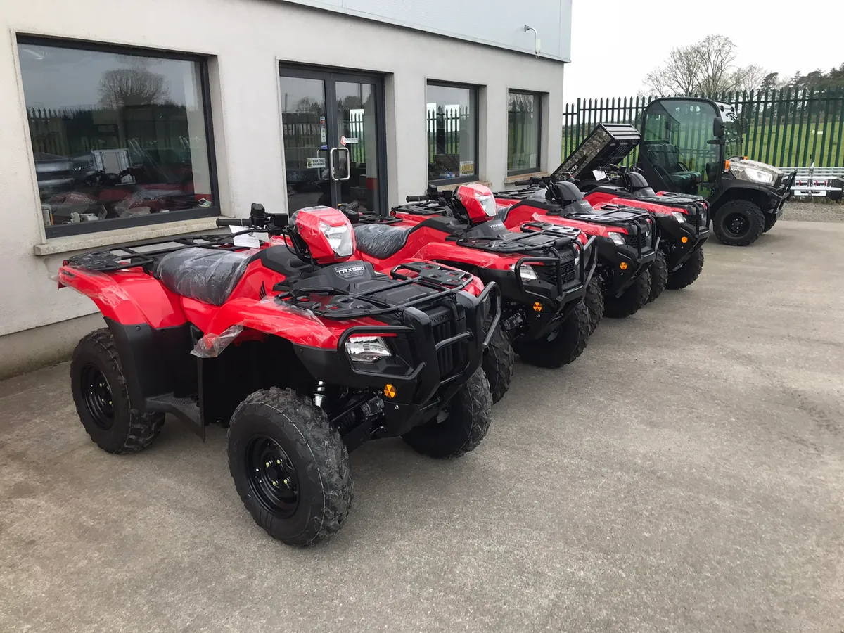 New Honda 420's and 520's Manual & Electric Shift - Image 2