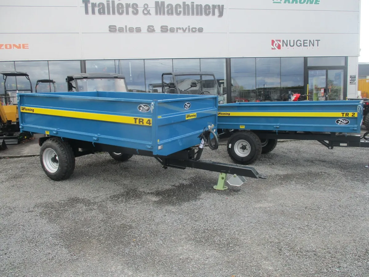 Fleming tractor tipper trailer  2 ton 4 ton 6 ton