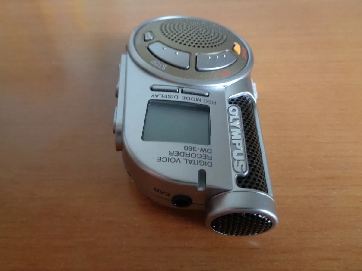 Olympus DW-360 Digital Voice Recorder 32MB Built I - Image 4