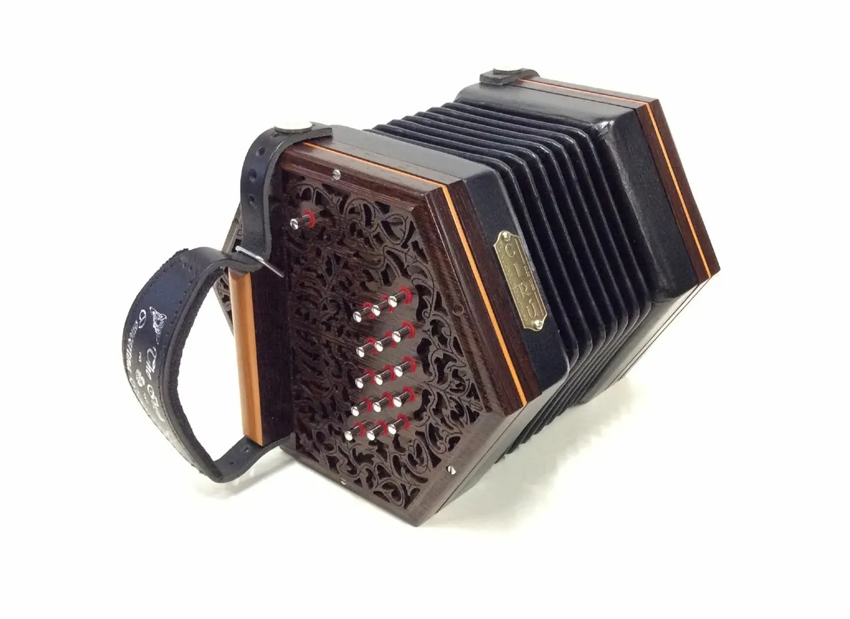 Eirú Gold Concertina,  AVAILABLE NOW - Image 1