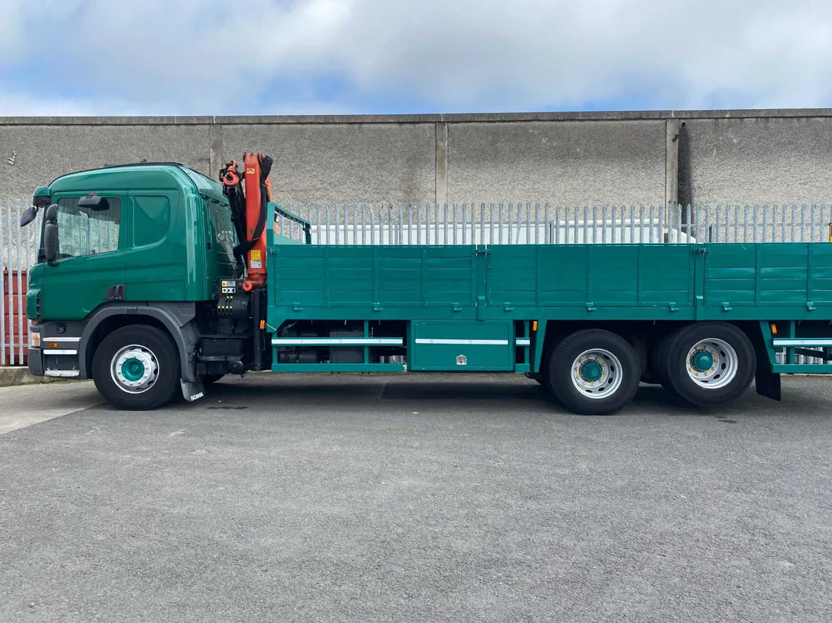 SCANIA P270 RIGID TRUCK WITH CRANE FOR HIRE - Image 3