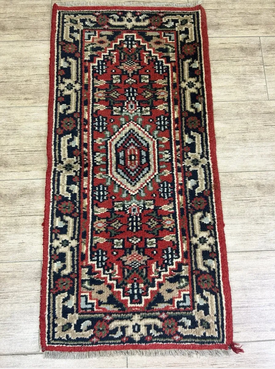 Genuine antique hand knotted P.ersian rug - Image 1