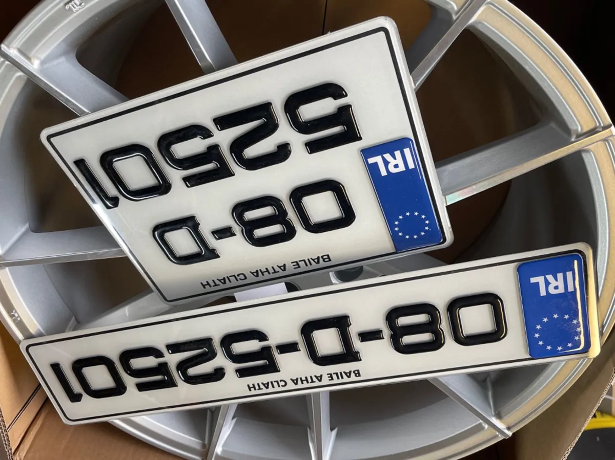 Ultimate gel number plates delivered - Image 1