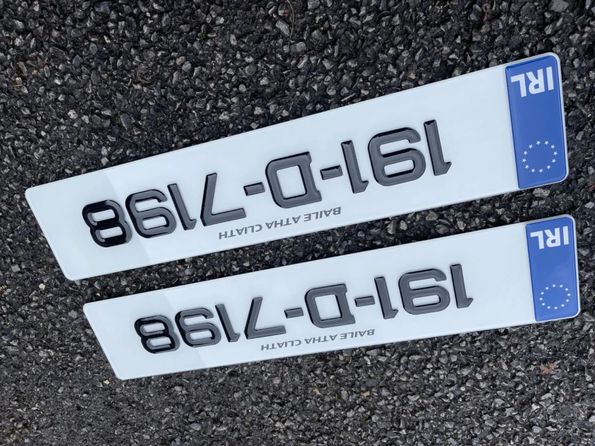 Ultimate gel number plates delivered - Image 2