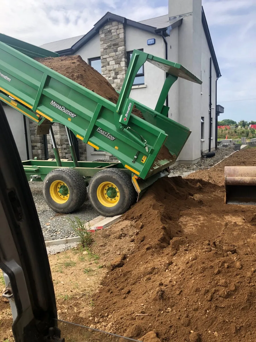 Screened topsoil & stone delivered - Image 1