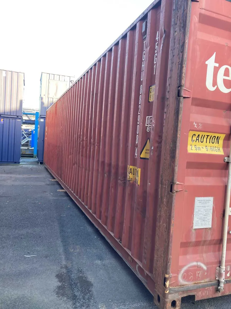 40FT x 8FT USED SHIPPING CONTAINERS/STORES - Image 2