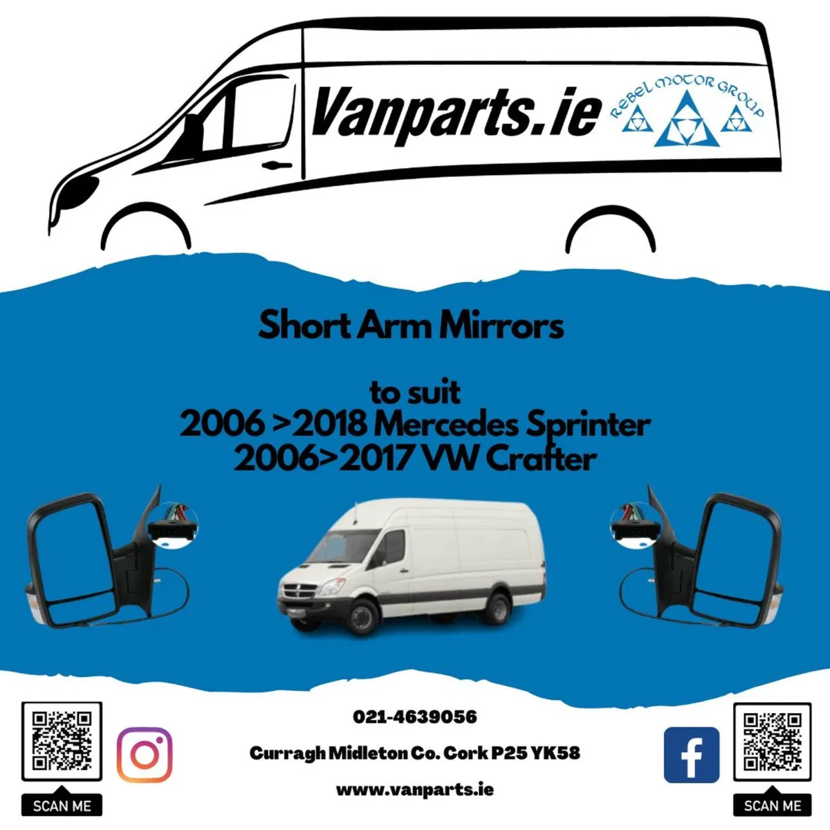 Mirrors 2006>Mercedes Sprinter/2006> VW Crafter - Image 1