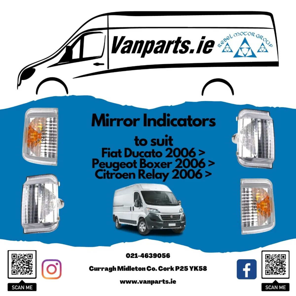 Mirror Backs & Mirror Parts Fiat Ducato 2006> - Image 3