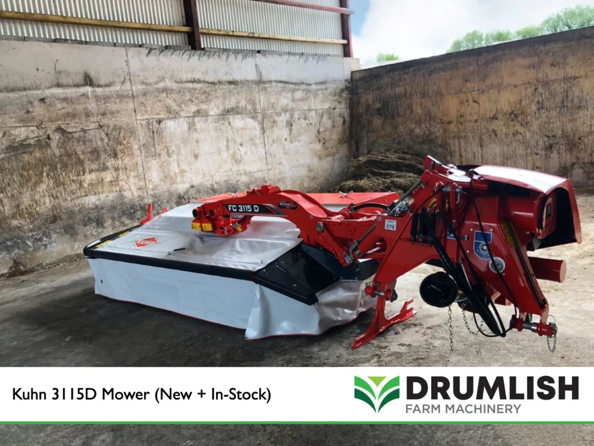 Kuhn 3115D Mower (New + In-Stock) - Image 3