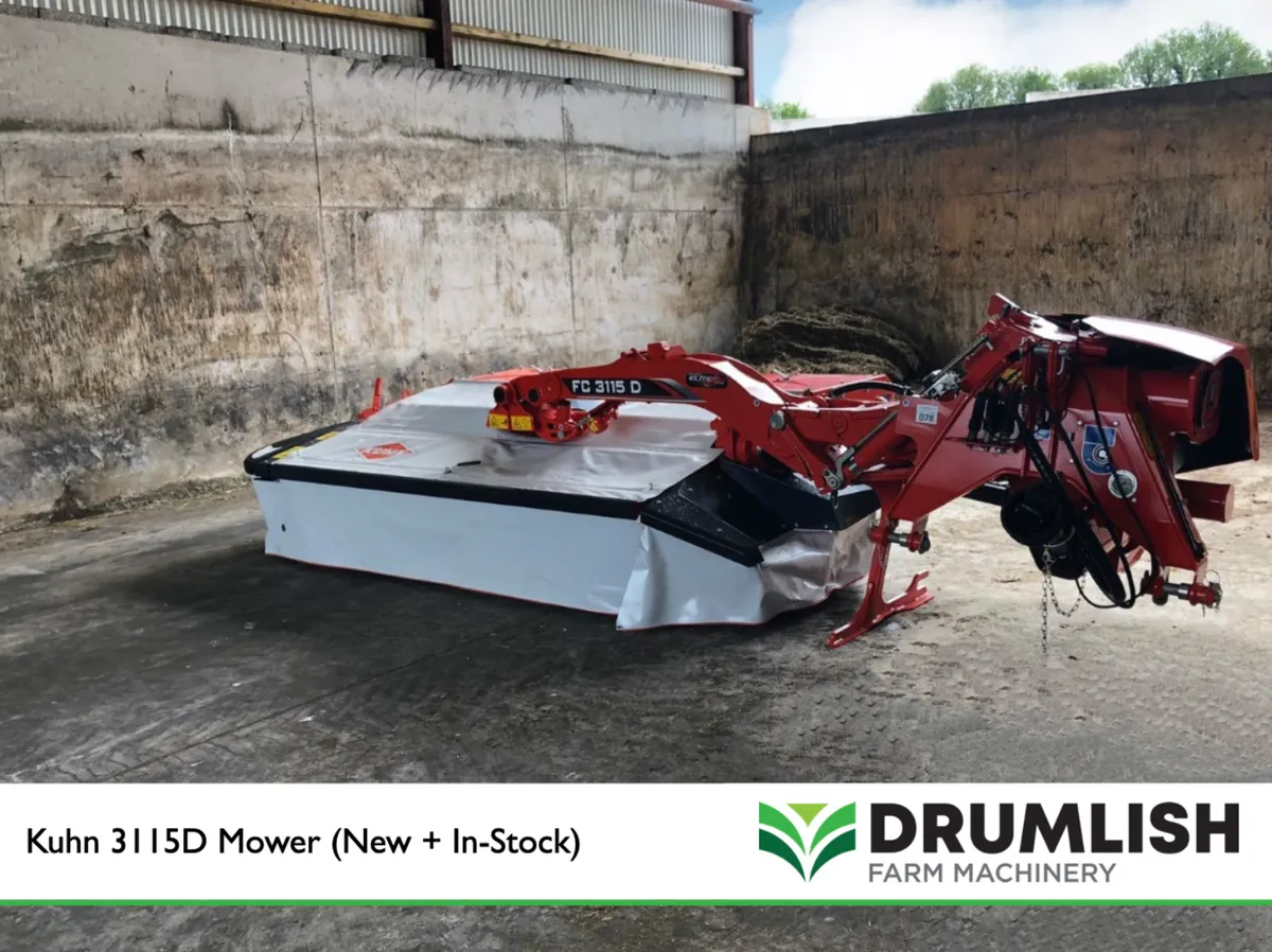 Kuhn 3115D Mower (New + In-Stock) - Image 4