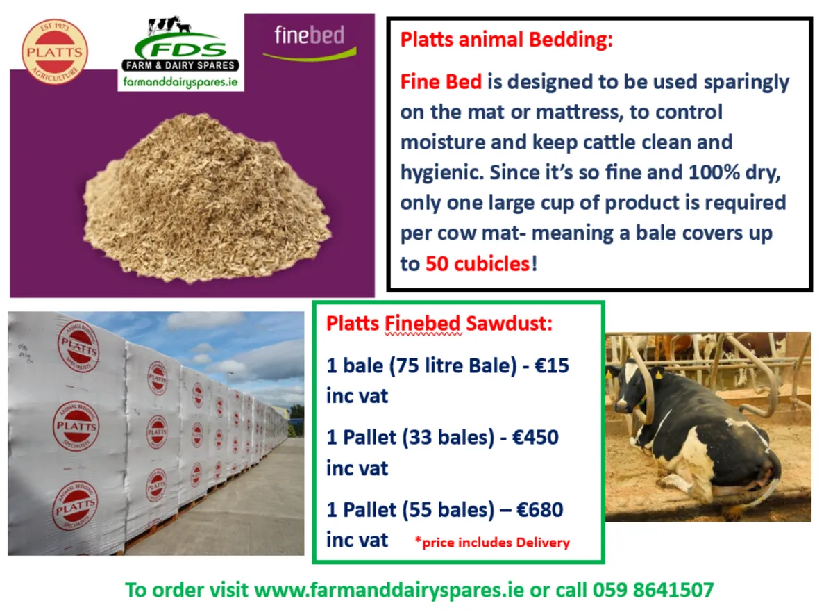 Platts FINE BED Sawdust now available at FDS - Image 2