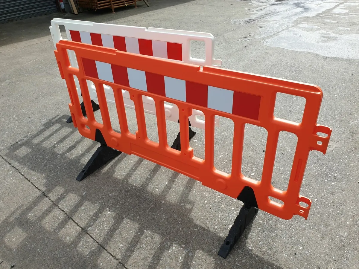 Plastic Road Barriers - Image 1