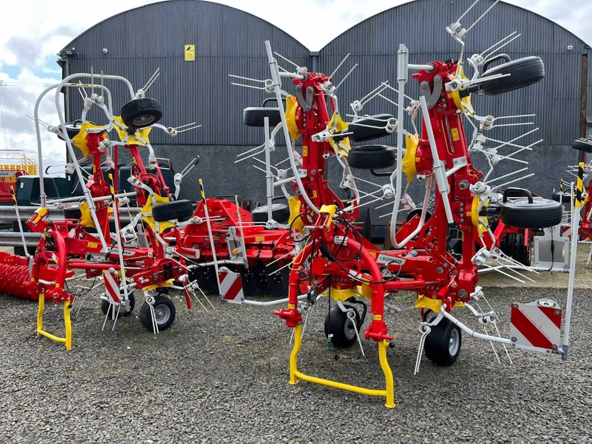 New Pottinger 6 & 8 Rotor Tedders