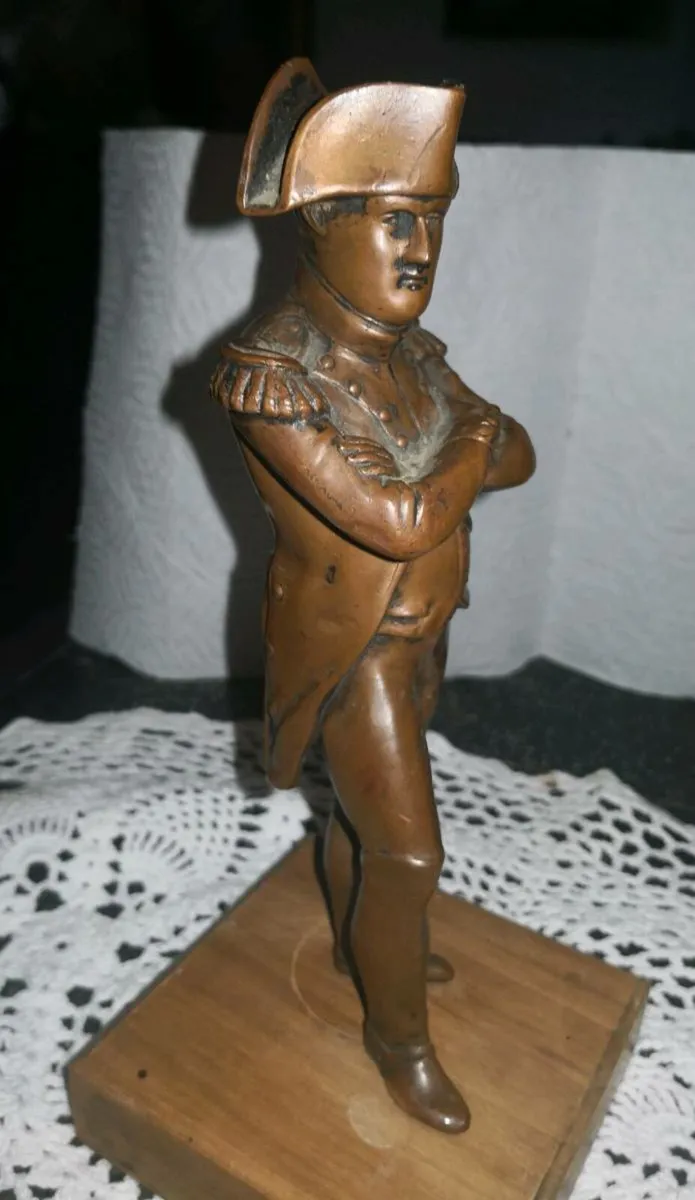 Antique Bronze Napoleon statue - Image 2