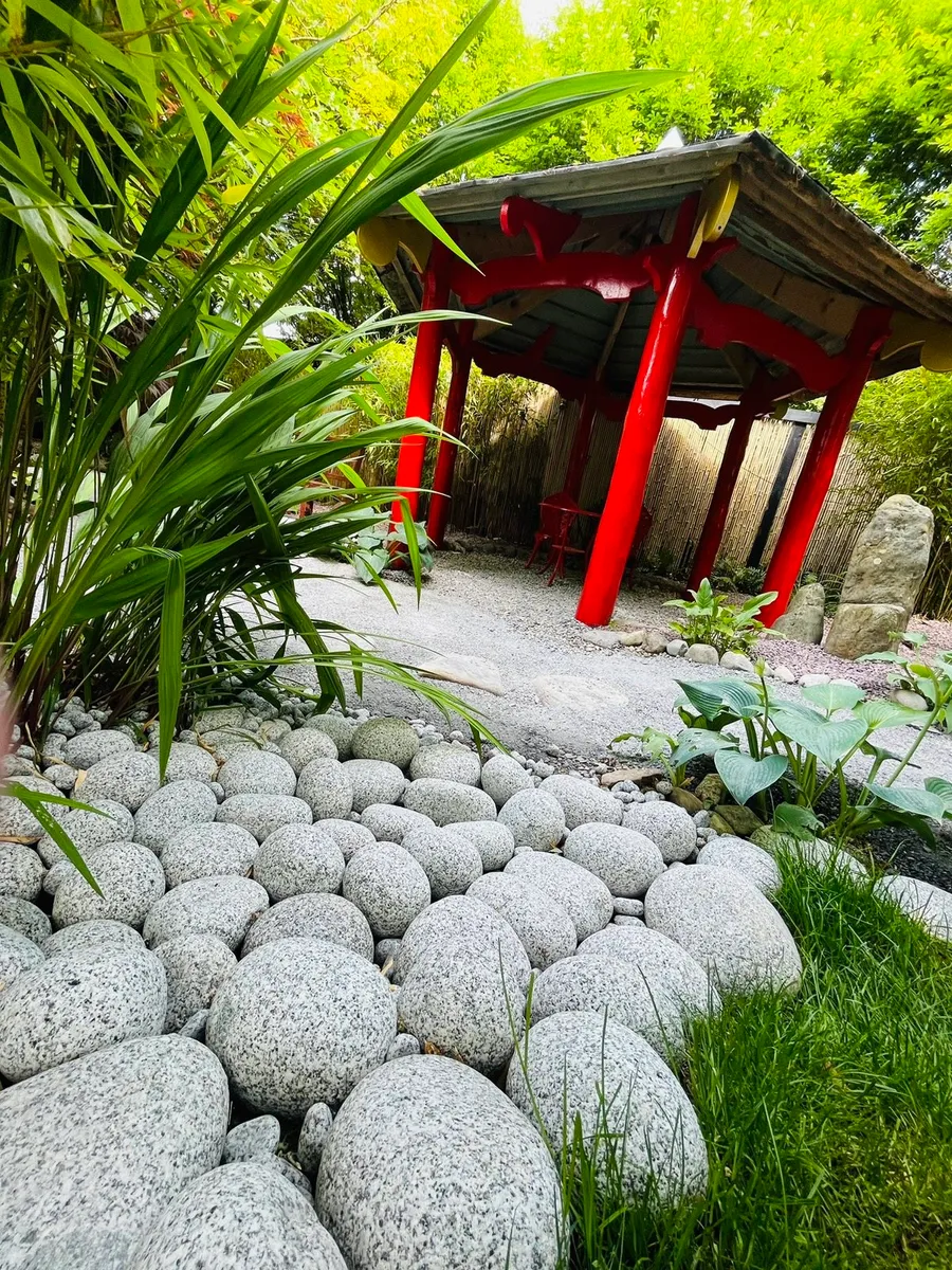 Decorative Stone plum slate cobbles rock pebbles - Image 4