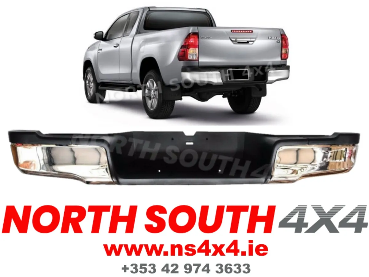 Hilux 2016-2023 Rear chrome bumper