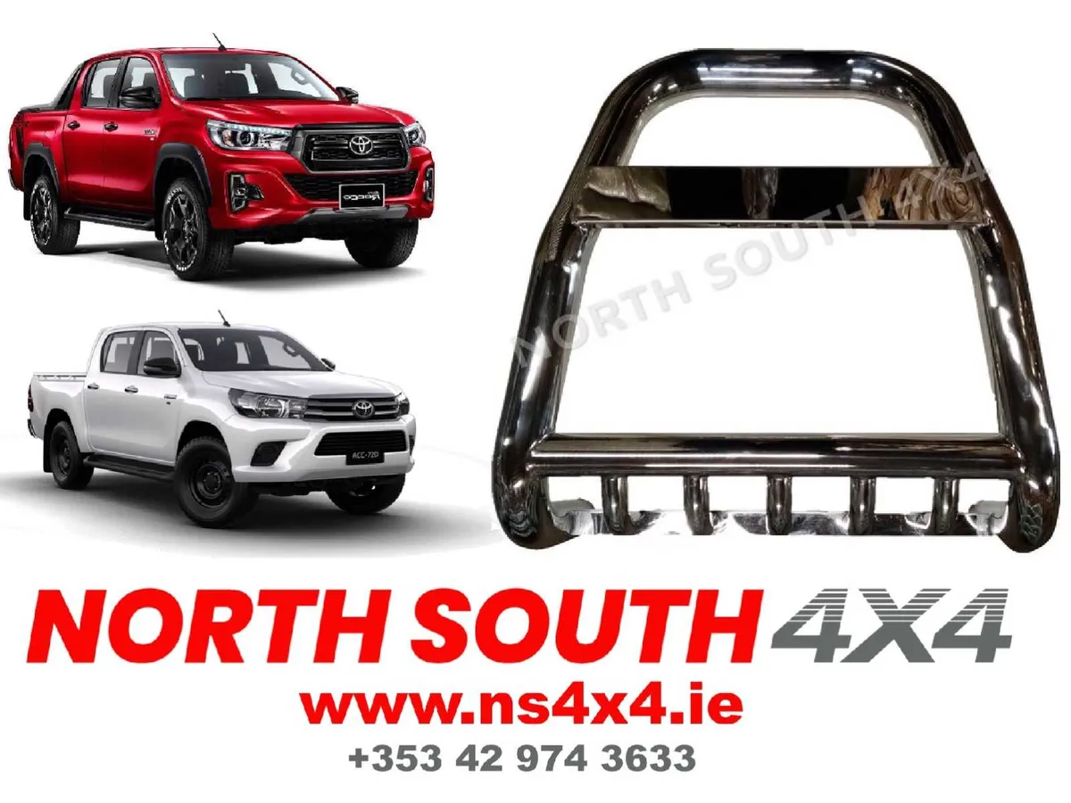 Hilux 2016-2023 Rear chrome bumper - Image 4