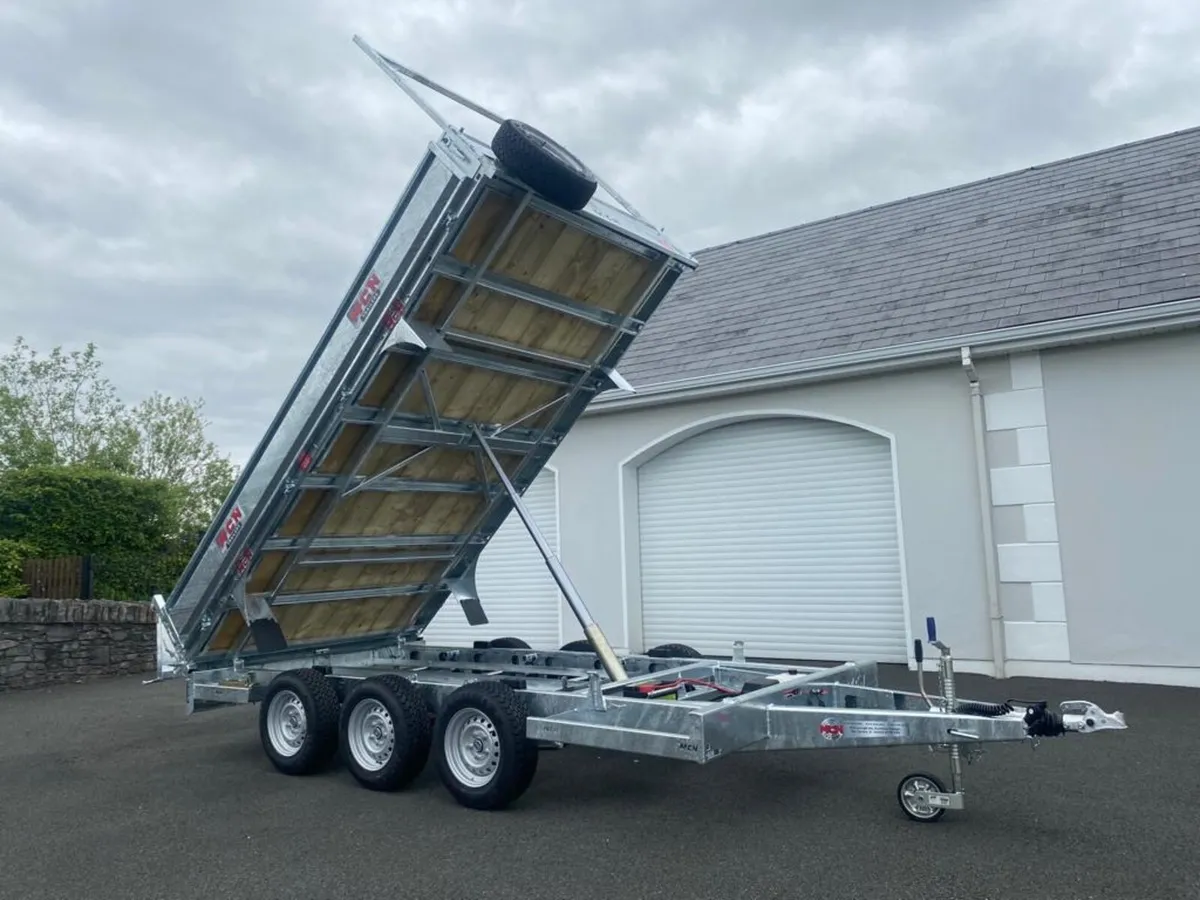 12ft Tipper trailer builders trailer - Image 2