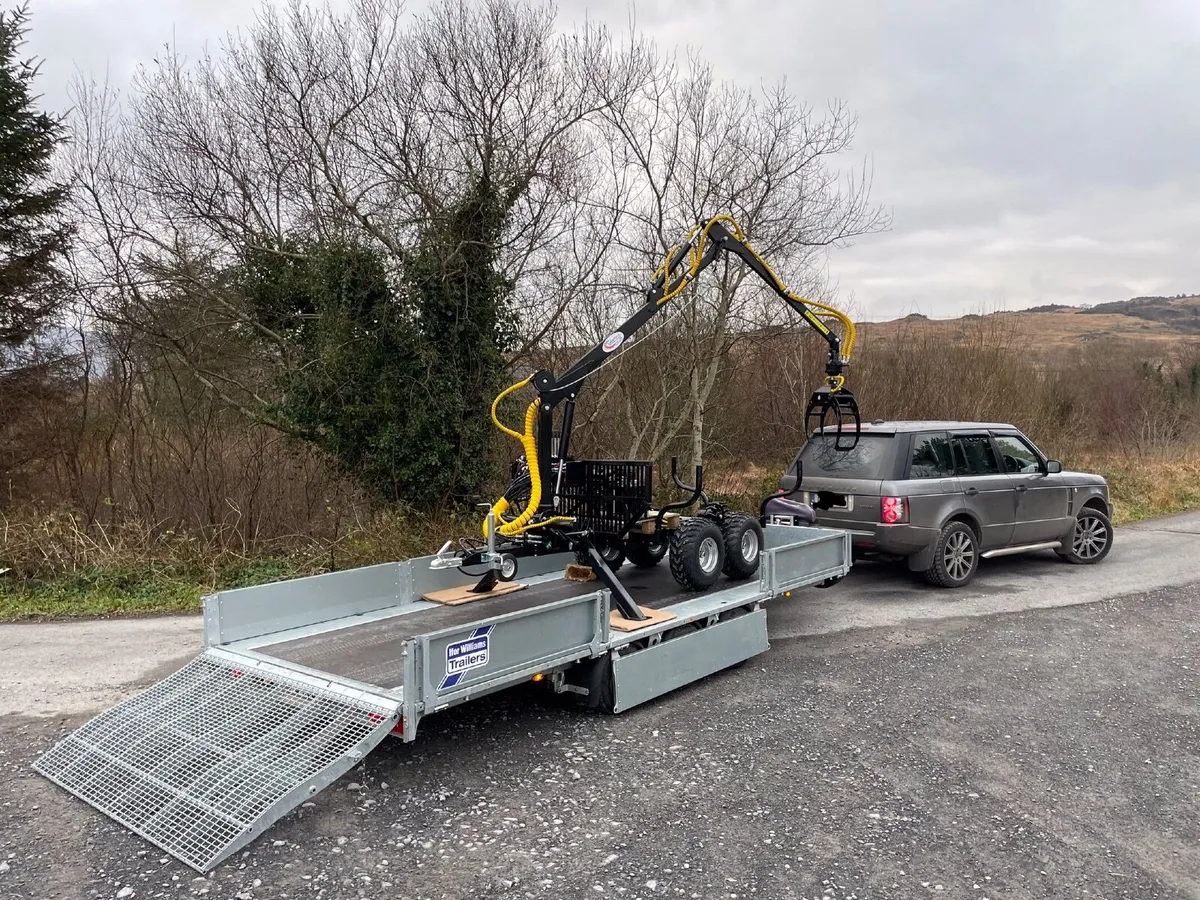 ATV Quad Log crane trailer. - Image 3