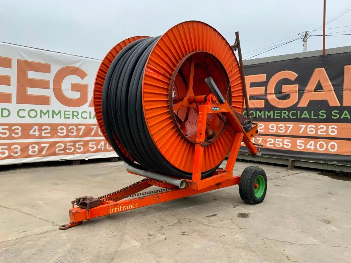 SINGLE AXLE TRAILED IRRIGATION HOSE REEL - Image 1