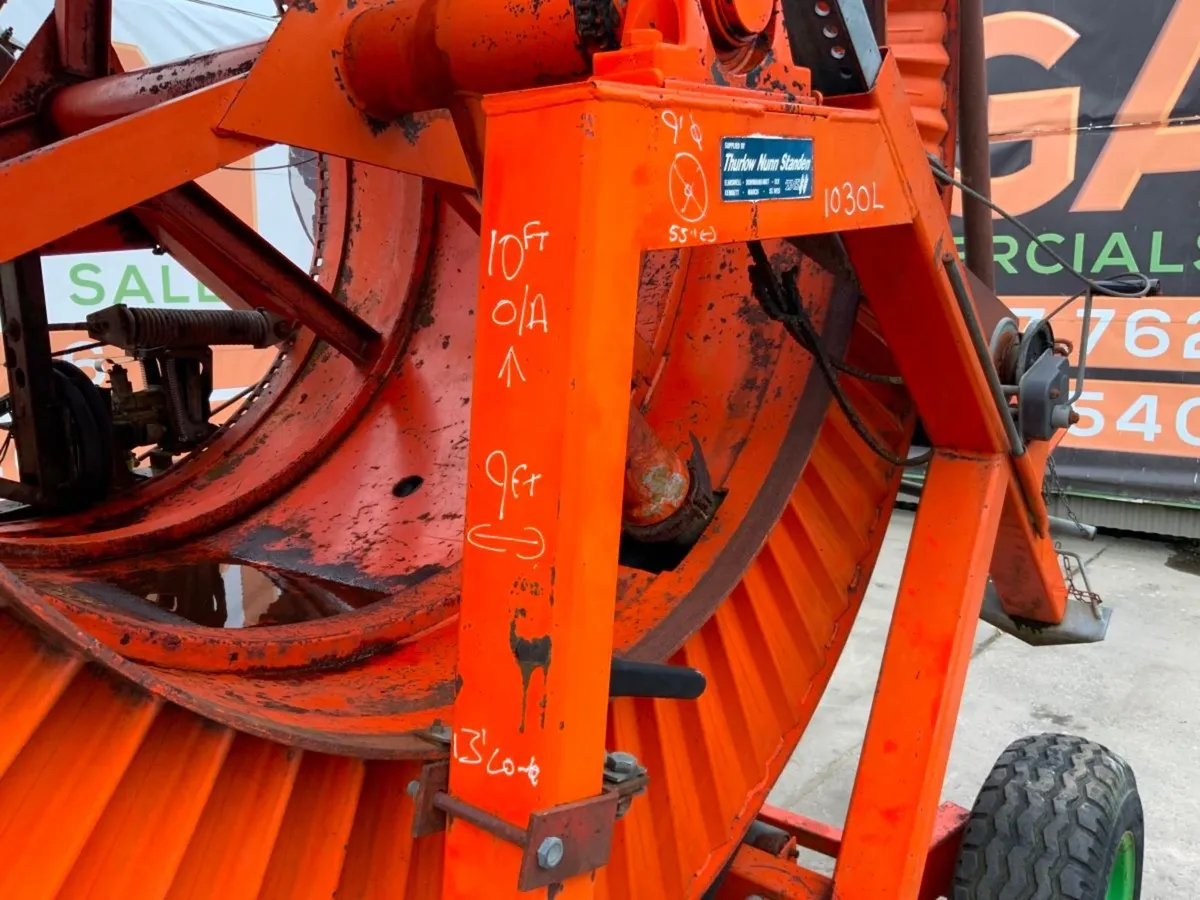 SINGLE AXLE TRAILED IRRIGATION HOSE REEL. - Image 3