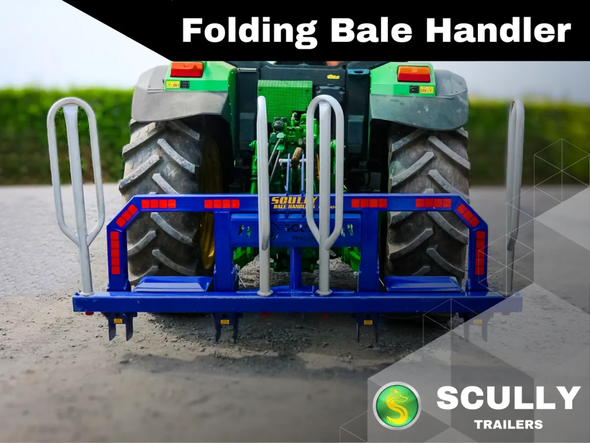 Scully double folding bale paddle