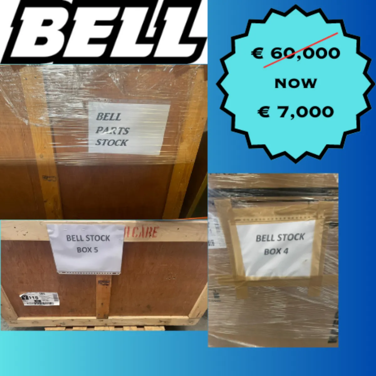 BELL PARTS STOCK CLEARANCE - Image 1