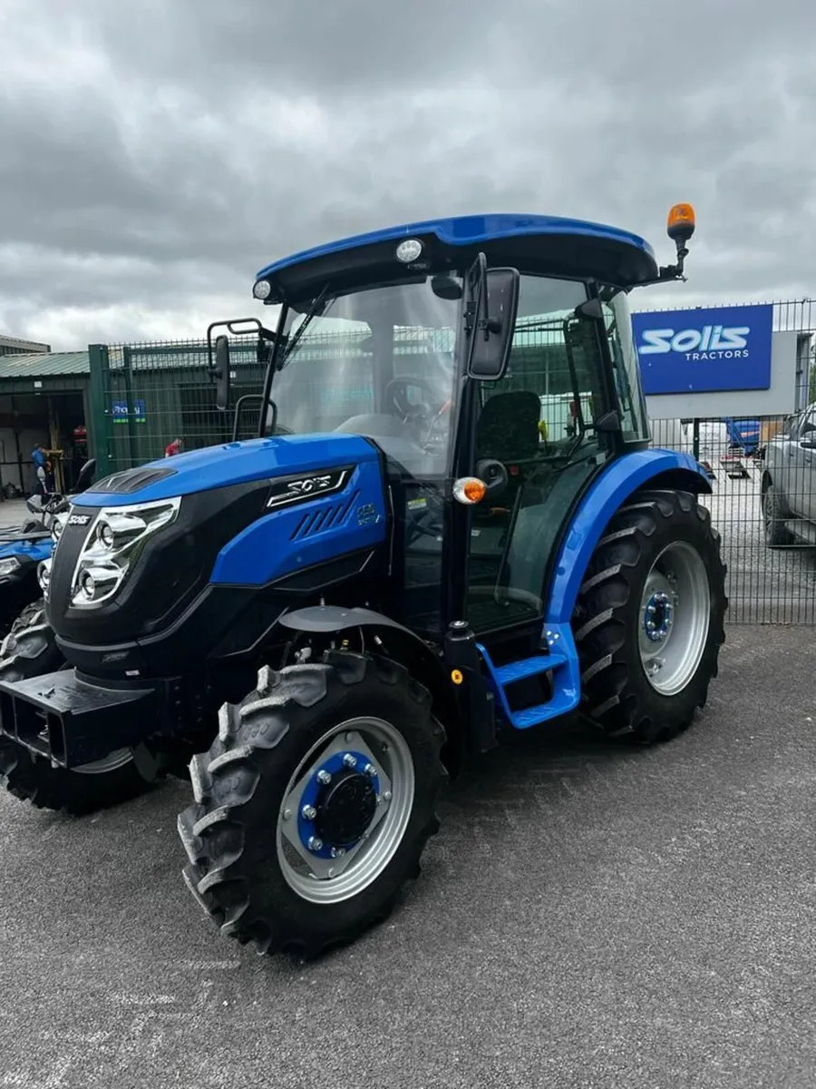 Solis 50 hp tractor with full cab 0% finance avail - Image 3