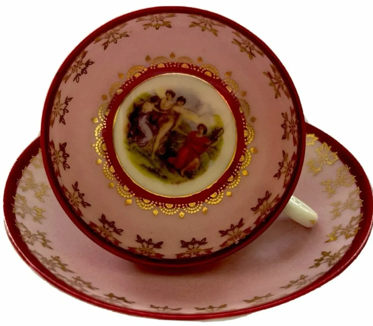 Antique Alt Wien cup and saucer - Image 2