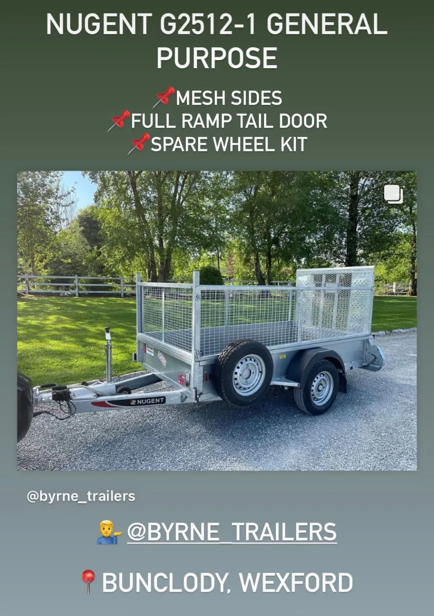 Nugent 8’2x4’2 Single Axle Trailer