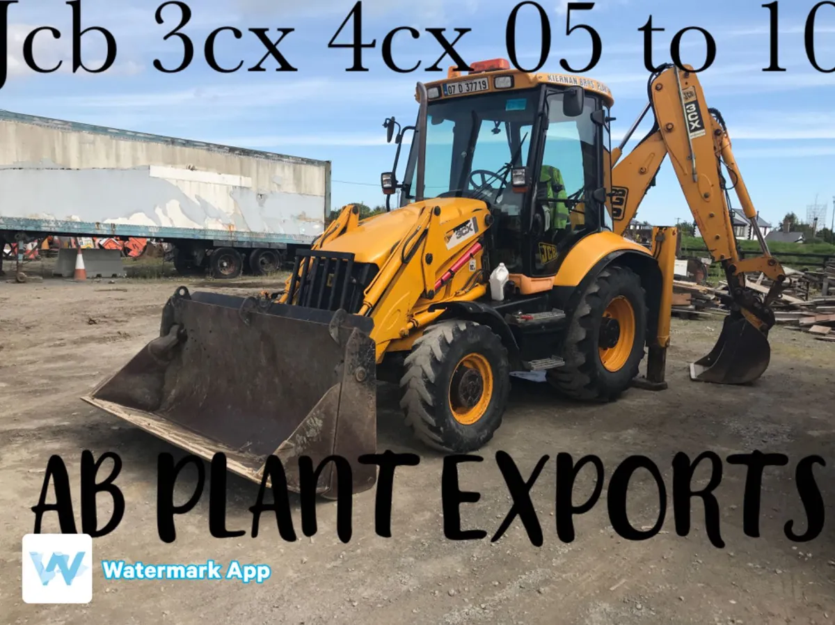 Jcb 3cx exports 03 to 2010