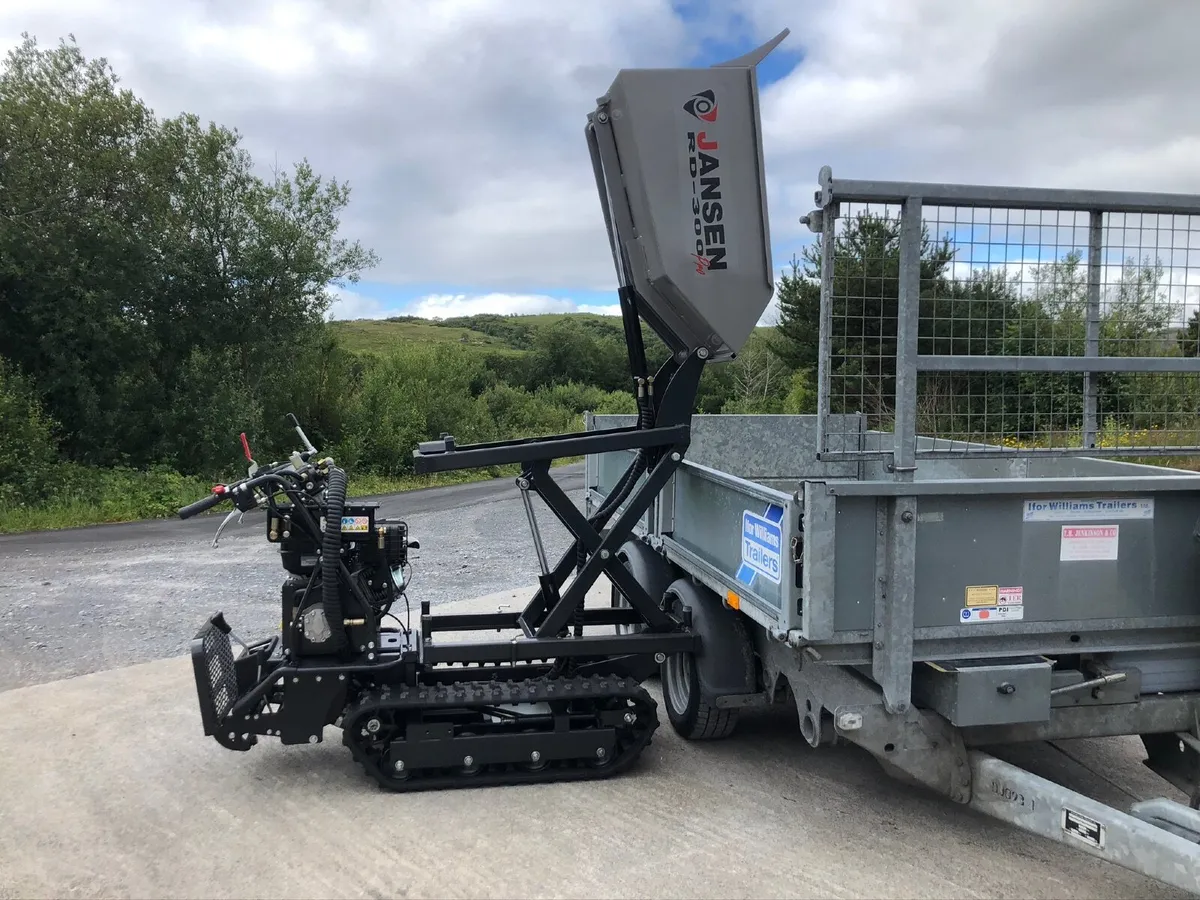 500kg High Tip Tracked dumper. 2 yr warranty - Image 2