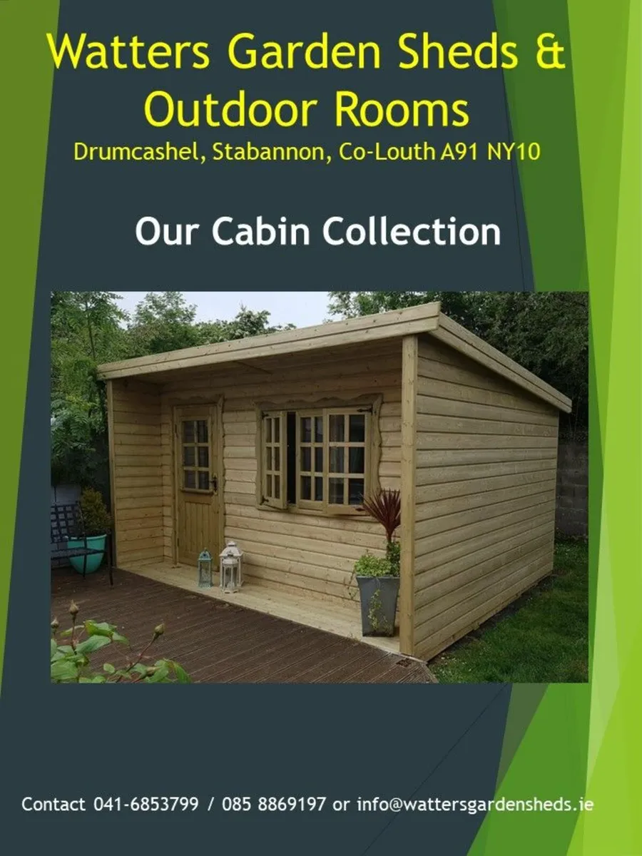 Garden cabins for sale