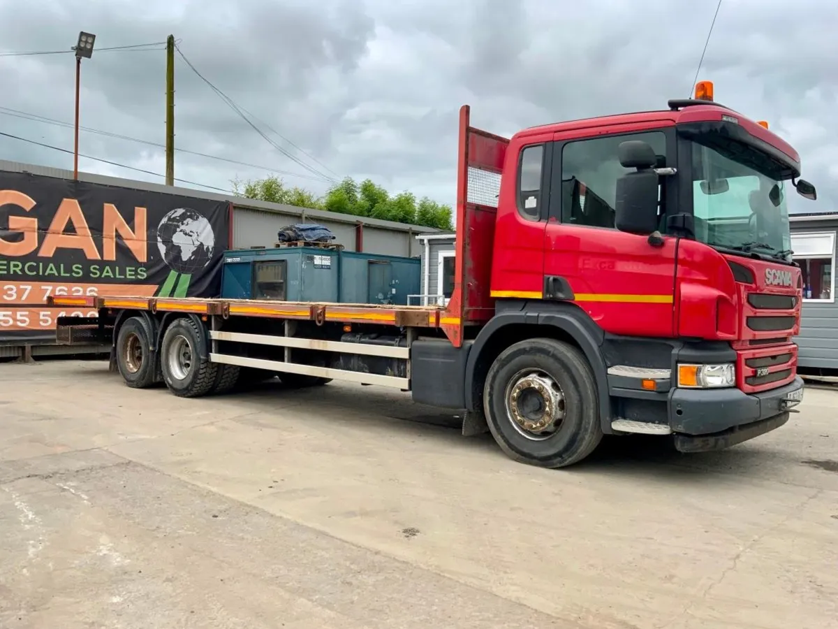 Scania P Series 26 Tonne Double Drive Chassis Cab