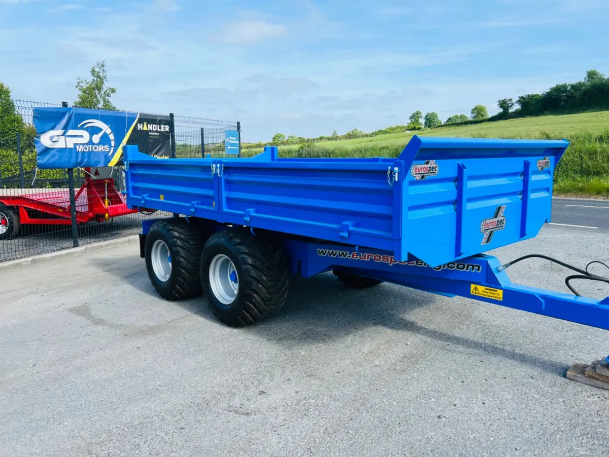 Eurospec 13x7’6 Tipping Trailer IN STOCK - Image 1