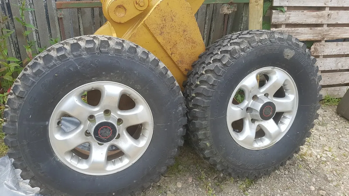 2 jeep tyres - Image 1