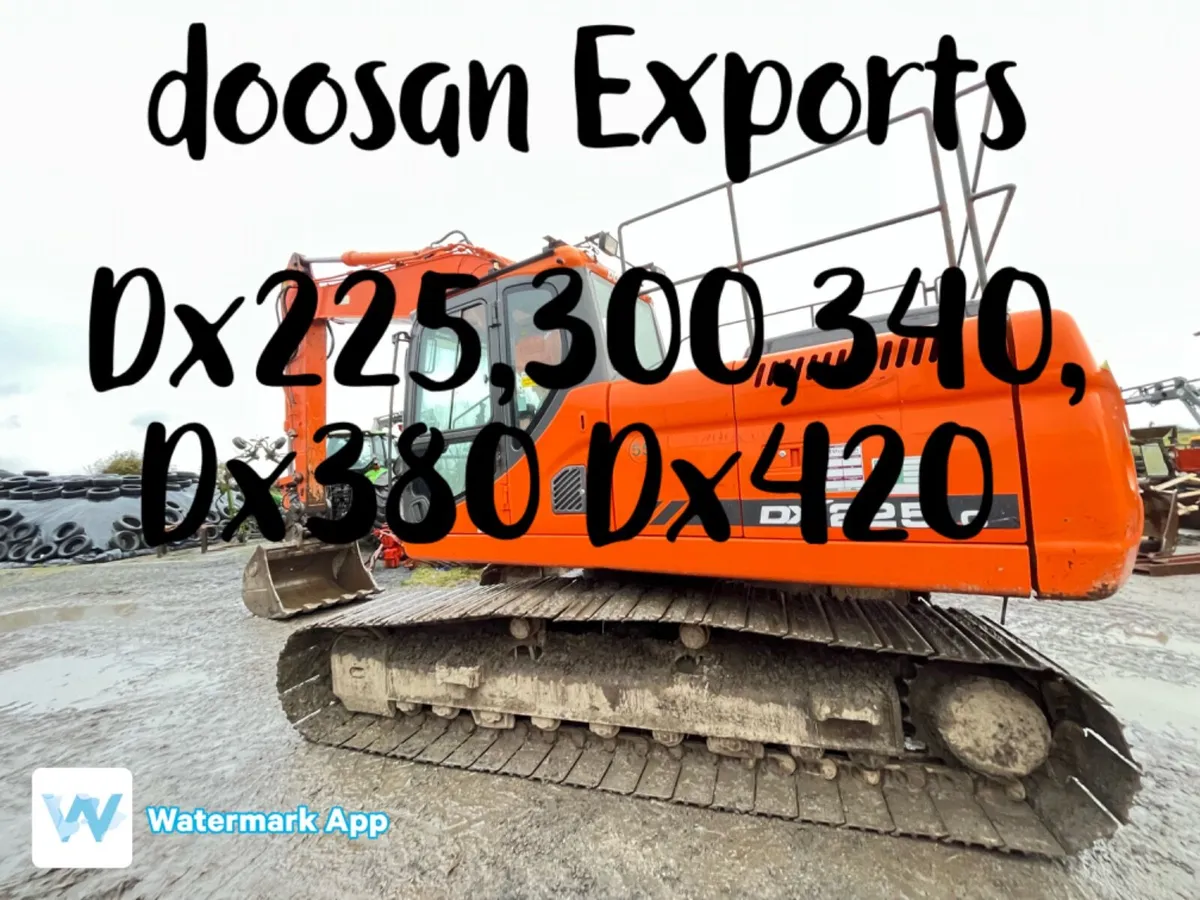 Doosan exports dx225 dx300 dx340 dx 420